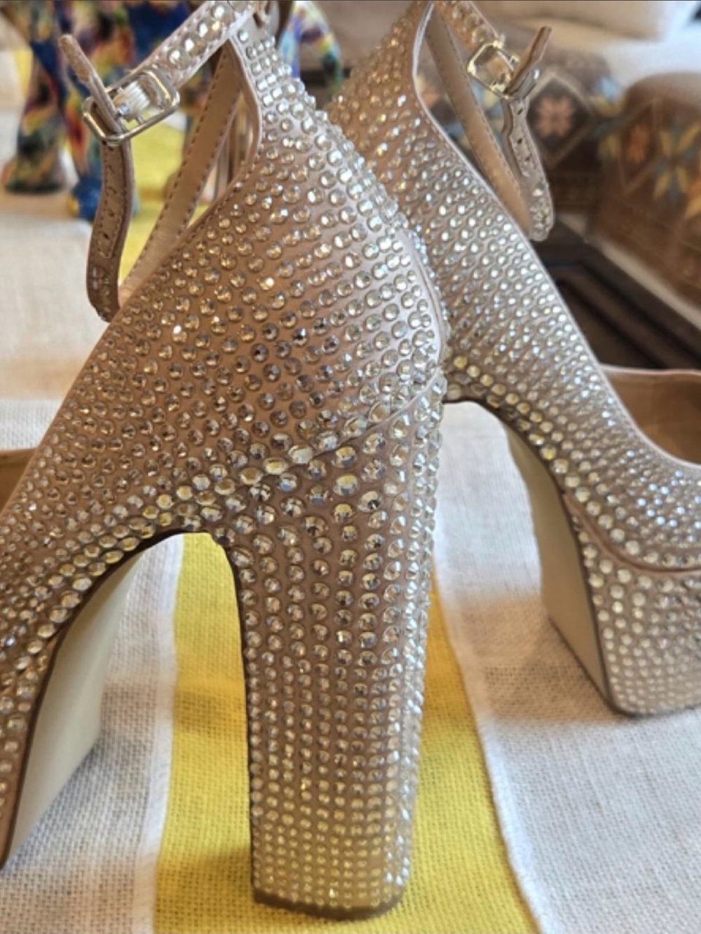 Steve Madden Skyrise Crystal Platform Pumps - Picture 2 of 4